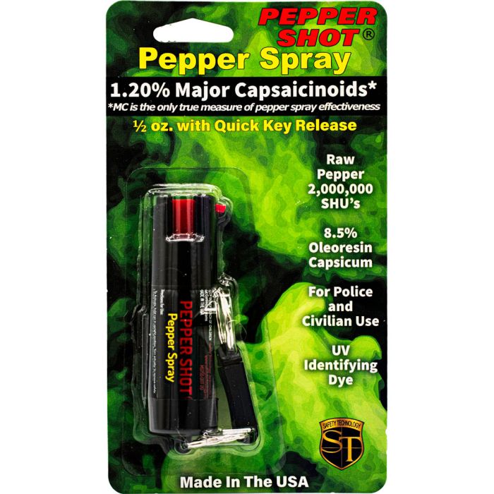 Pepper Shot® 1/2 oz w/Quick Release Keychain